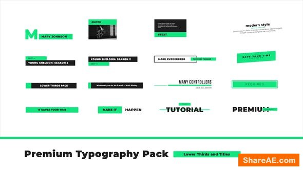 Videohive Premium Typography Pack