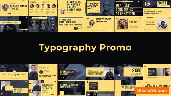 Videohive Typography Promo 22855213