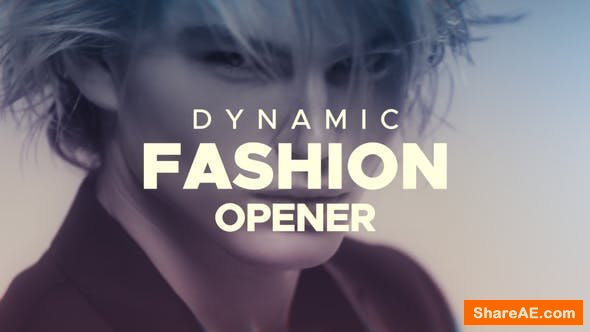 Videohive Dynamic Fashion Opener