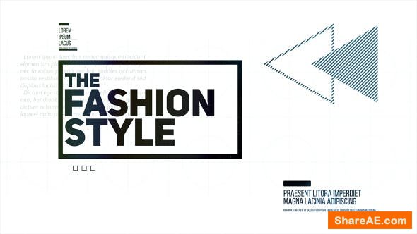 Videohive The Fashion Style