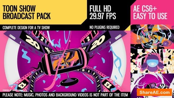 Videohive ToonShow (Broadcast Pack)