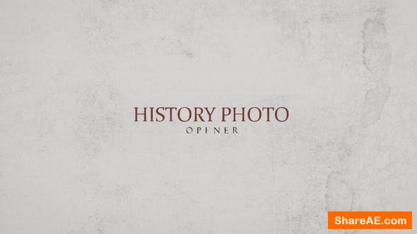 Videohive History Photo Opener
