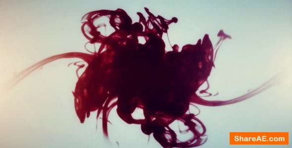 Videohive Bloody Ink Logo Reveal
