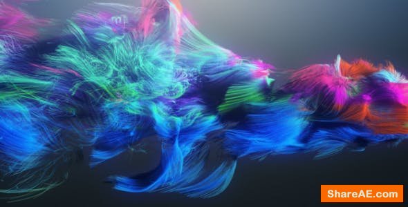Videohive Colorful Particles Logo Reveal 408263