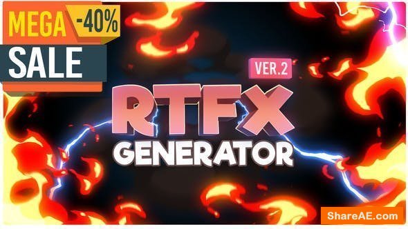 Videohive RTFX Generator + 1000 FX pack