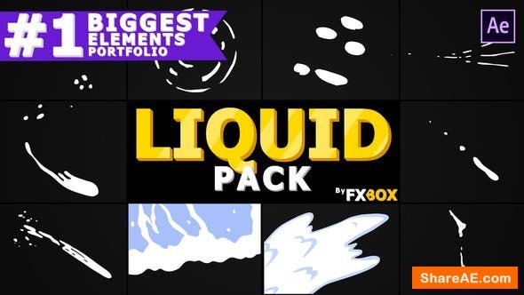 Videohive Liquid Shape Elements | After Effects