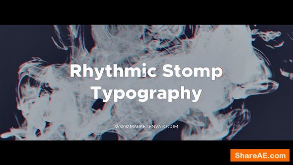 Videohive Rhythmic Stomp Typography | After Effects Template