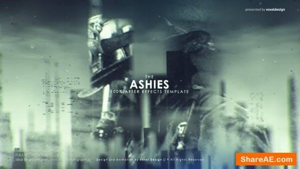 Videohive ASHES Cinematic Titles