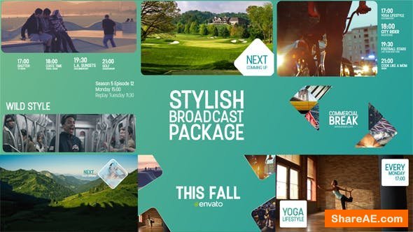 Videohive Stylish Broadcast Package 18149617