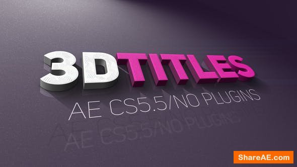 Videohive 3D Titles 21946657
