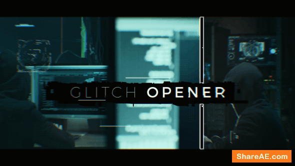 Videohive Exclusive Glitch Opener