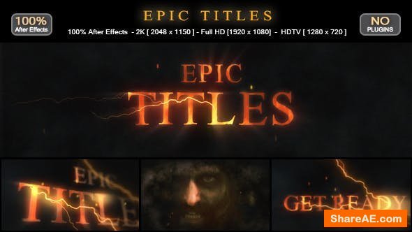 Videohive Epic Titles 17465869