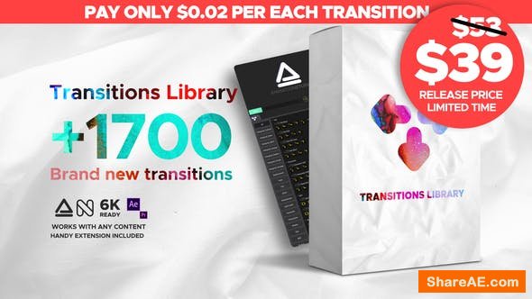 Videohive Seamless Transitions 23955941