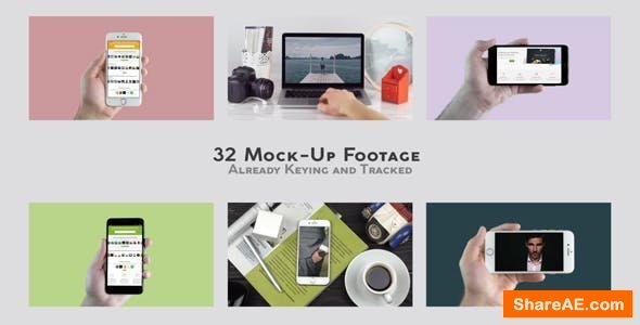 Videohive Mock-Up Real Footage Mobile and Laptop