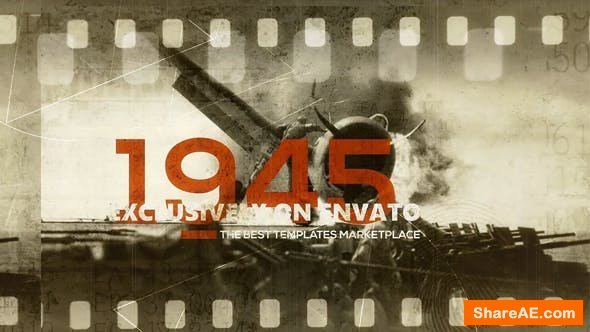 Videohive 1945 History Opener