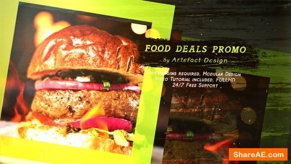Videohive Food Deals Promo