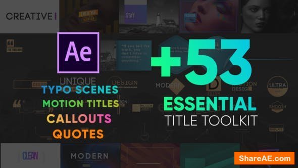 Videohive Essential Titles Toolkit