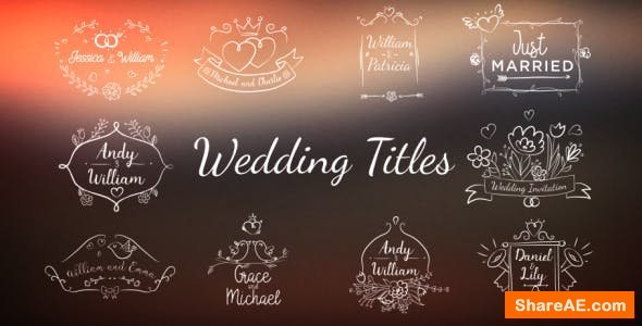 Videohive Wedding/Romantic Titles
