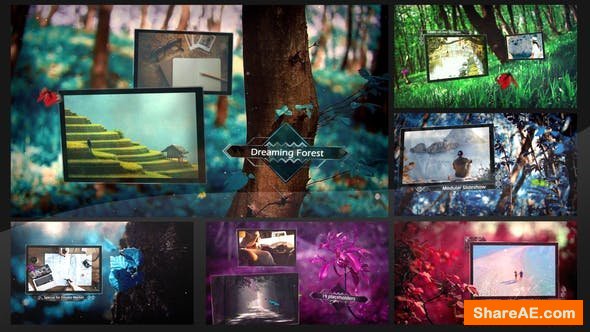 Videohive Dreaming Forest Slideshow