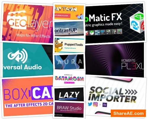 Plugins Collection for After Effects (07.2019) Win/Mac