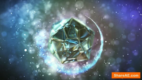 Videohive Polyhedron Glass Logo