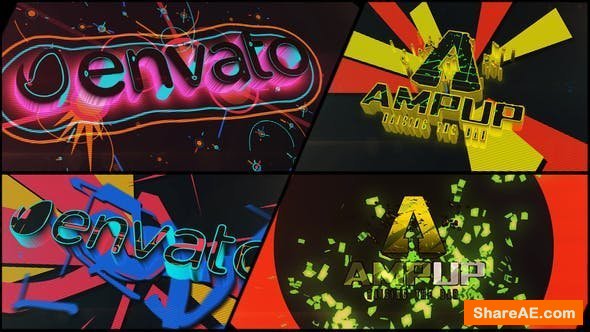 Videohive Colorful Dubstep Projection Logo