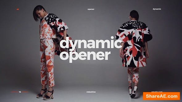 Videohive Dynamic Opener / Fast Stomp Typography / Fashion Event Promo / Clean Rhythmic Intro