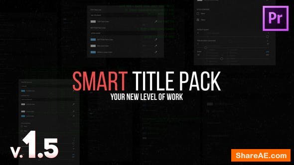 Videohive Smart Title Pack - Premiere Pro