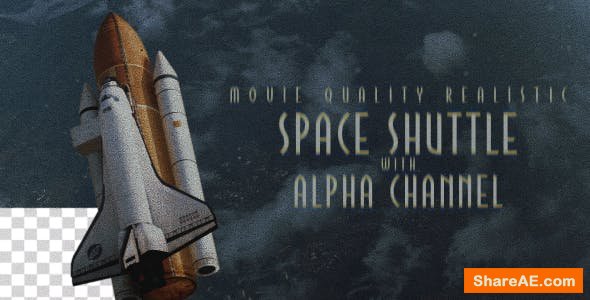 Videohive Space Shuttle - Motion Graphics