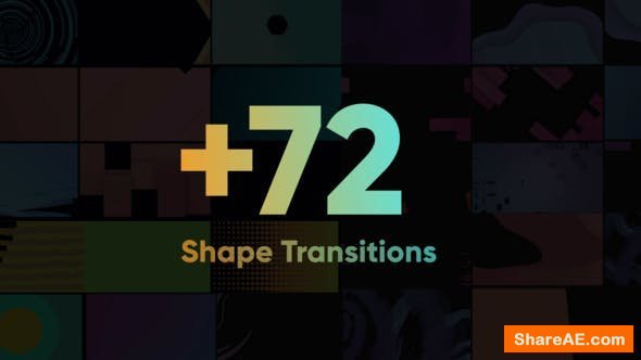 Videohive Shape Transitions Big Pack