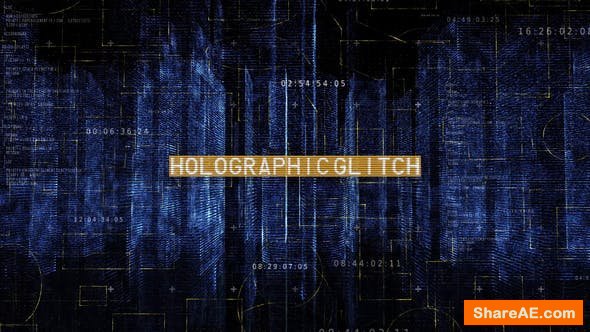 Videohive Holographic City Opener