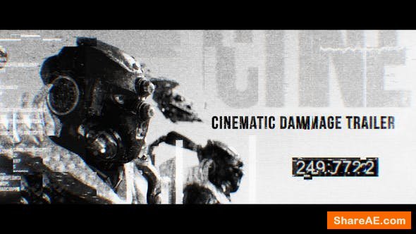 Videohive Cinematic Damage Trailer - Premiere Pro