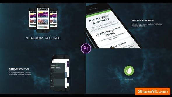 Videohive 3D Phone App Promo - Premiere Pro