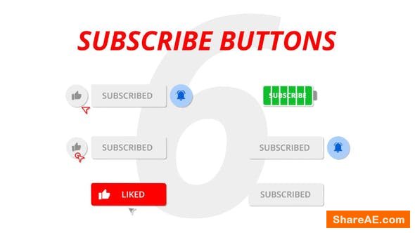 Videohive Subscribe Buttons