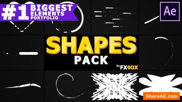 Videohive Cartoon Shapes Pack | After Effects