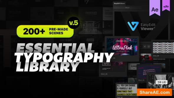 Videohive Essential Titles and Lower Thirds V5.2