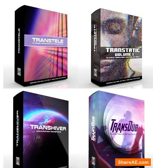 Film Distrtion Effects Bundle Vol.1 for Final Cut Pro X - Pixel Fim Stuios