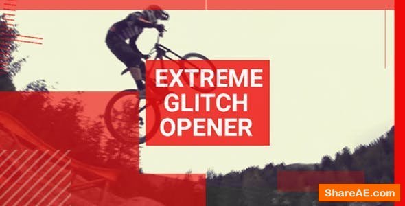Videohive Extreme Glitch Opener