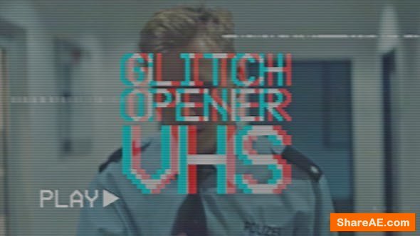 Videohive Glitch Opener VHS - Premiere Pro