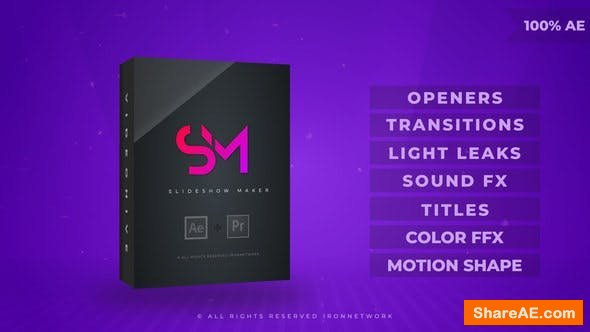Videohive Slideshow Maker: Openers, Transitions, Titles, Light Leaks, Color Presets, Sound FX Videohive Slideshow Maker: Openers, Transitions, Titles, Light Leaks, Color Presets, Sound FX