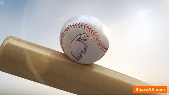 Videohive Baseball Logo On Ball
