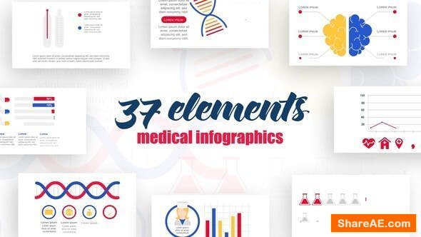 Videohive Infographics Medical Elements