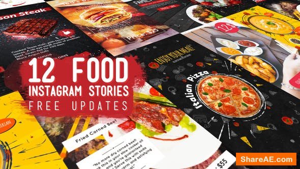Videohive Food Instagram Stories Pack