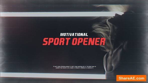 Videohive Motivational Sport Opener