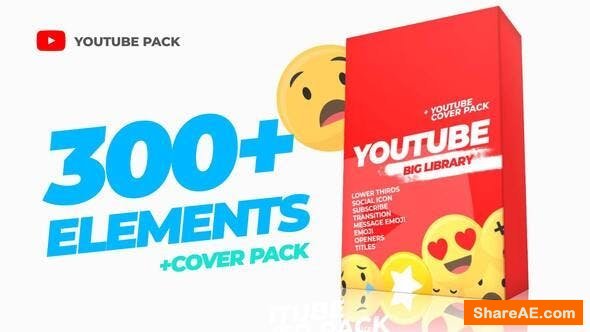 Videohive 300 Youtube Library and Сover pack