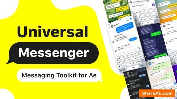 messenger after effects template free download