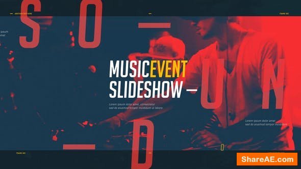Videohive Music Event Slideshow