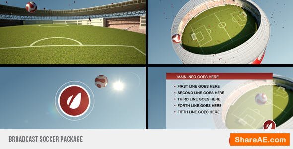 Videohive Broadcast Soccer ID Package