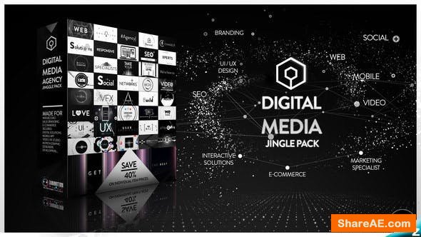 Videohive The Digital Media Agency Jingle Pack