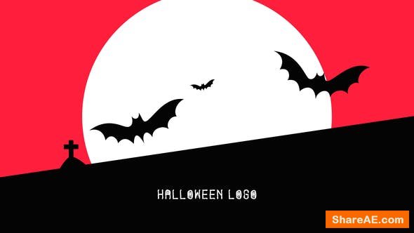 Videohive Flat Halloween Logo